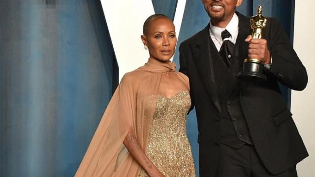 Will Smith con su oscar.