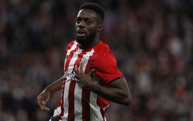 Iñaki Williams, en un momento del partido ante el Betis