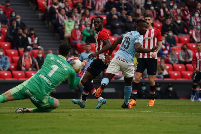 Iñaki Williams cumplió el pasado domingo ante el Celta 227 partidos consecutivos en Liga.