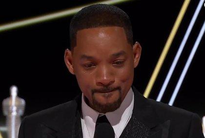 Will Smith, durante su discurso de agradecimiento del Oscar por "King Richard"