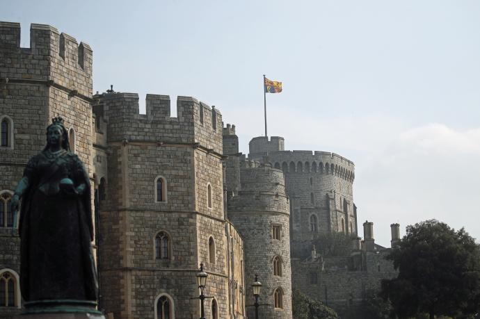 Exterior del castillo de Windsor.
