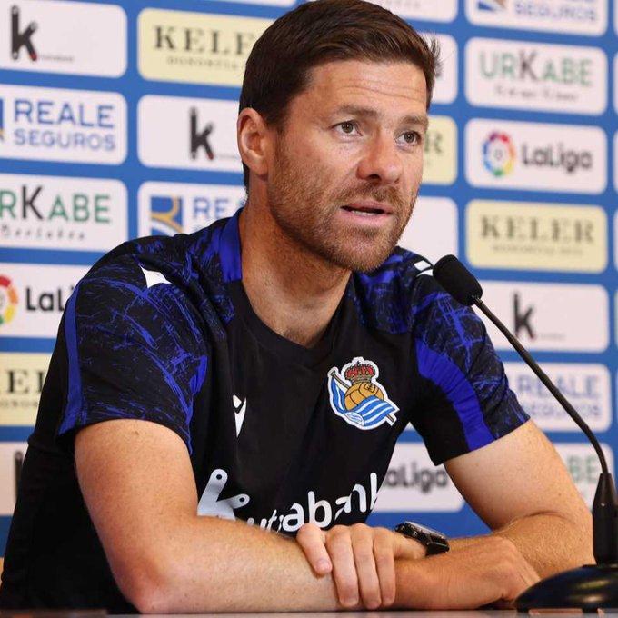 Xabi Alonso, en su comparecencia ante los medios