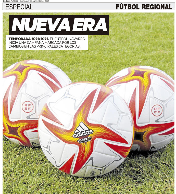 Este sábado consigue el suplemento especial del fútbol navarro con Diario de Noticias