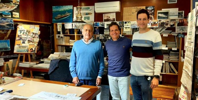 Las tres generaciones de la familia Oliver, Jaime, Iñigo e Iñi, coinciden en el día a día de Oliver Design tras 30 años de trayectoria