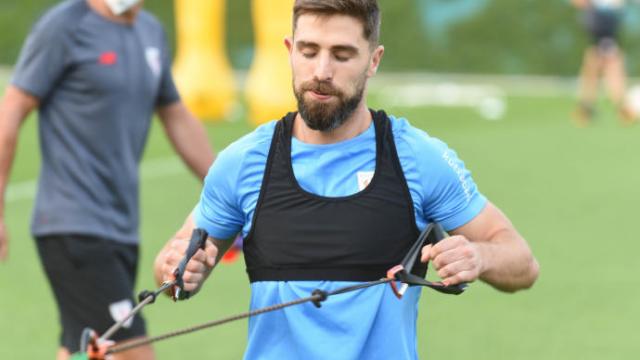Yeray, en el entrenamiento del pasado día 22 en Lezama Yeray, en el entrenamiento del pasado día 22 en Lezama