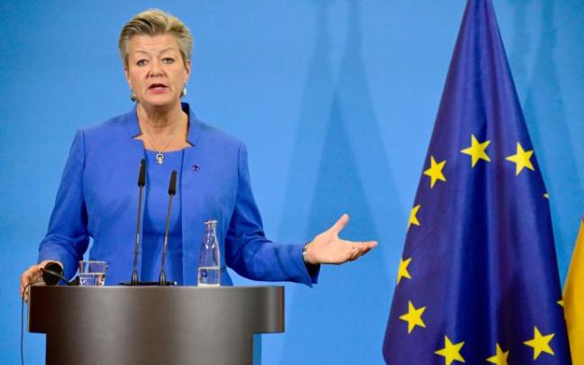 Ylva Johansson, comisaria europea de Interior