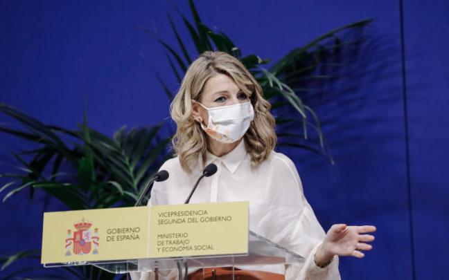 La ministra de Trabajo, Yolanda Díaz. La ministra de Trabajo, Yolanda Díaz.