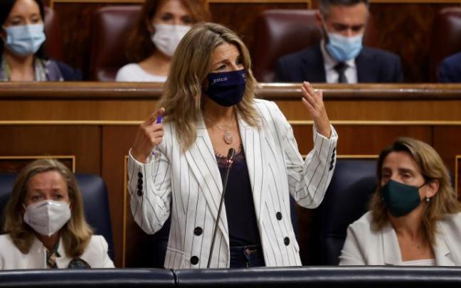 La vicepresidenta segunda y ministra de Trabajo, Yolanda Díaz La vicepresidenta segunda y ministra de Trabajo, Yolanda Díaz