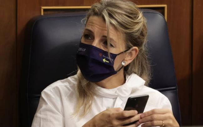 La ministra de Trabajo, Yolanda Díaz La ministra de Trabajo, Yolanda Díaz