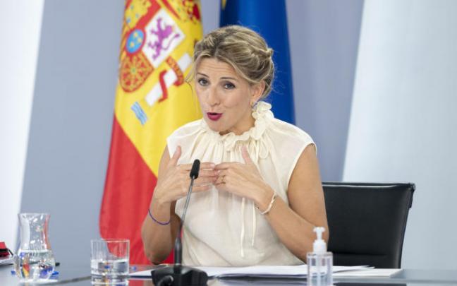 La vicepresidenta segunda y ministra de Trabajo y Economía Social, Yolanda Díaz.