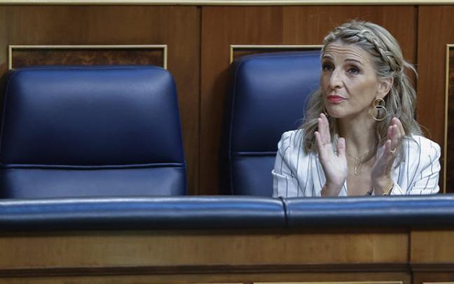 La ministra de Trabajo Yolanda Díaz