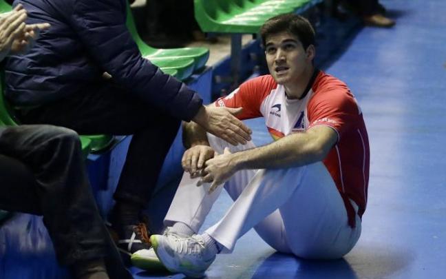 Zabaleta, durante el partido.