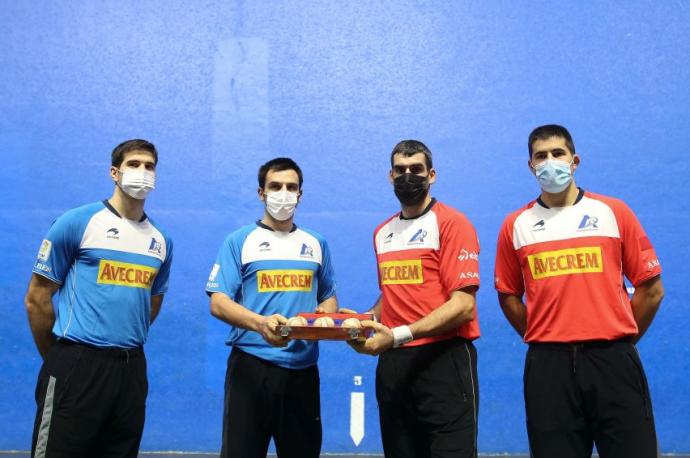 Zabaleta, Elezkano, Ezkurdia y Tolosa, en la elección de material de este jueves en Mungia.