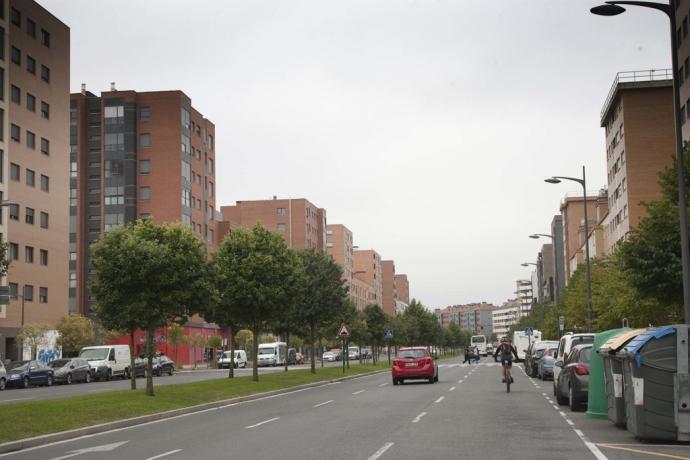 Una calle del barrio