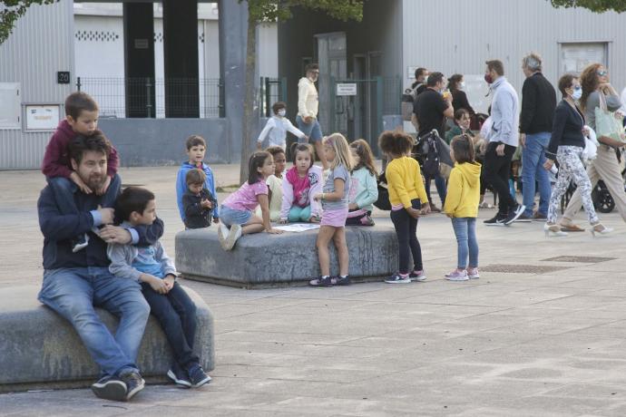 Ambiente en las fiestas de Zabalgana.