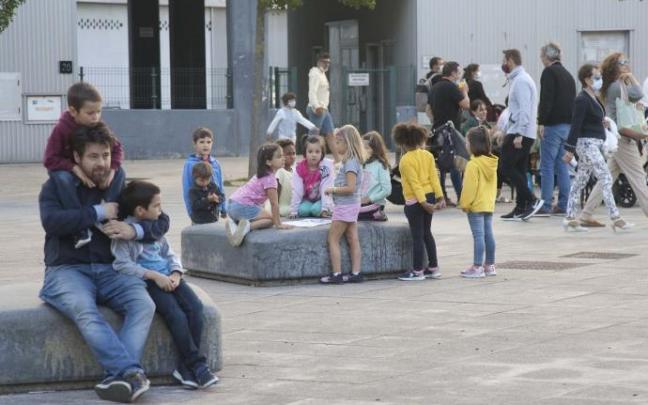 Ambiente en las fiestas de Zabalgana.