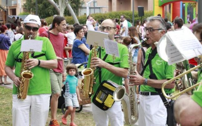 Txaranga las fiestas del barrio de Zabalgana.