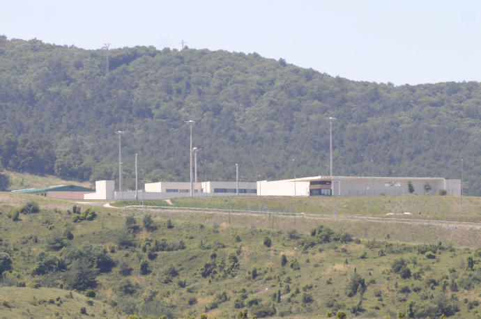 Vista de la cárcel de Zaballa.