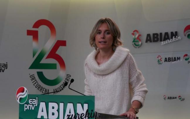 La secretaria de la Ejecutiva del PNV, Mireia Zarate La secretaria de la Ejecutiva del PNV, Mireia Zarate