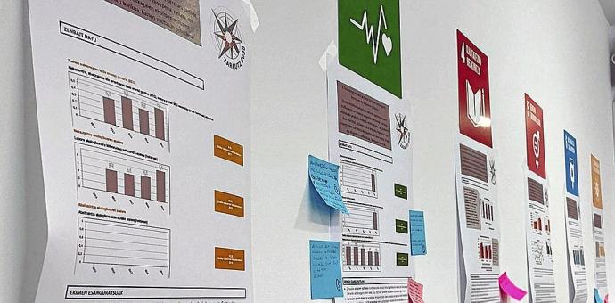 Varias infografías del Plan Estratégico de Zarautz. Foto: N.G.