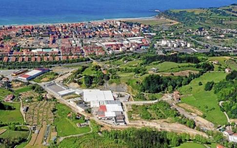 La zona industrial de Errotaberri. Foto: N.G.