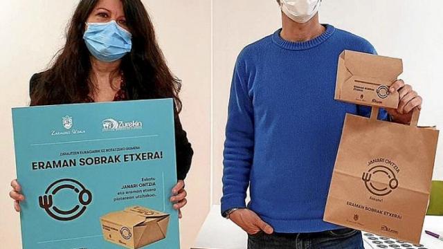 Materiales de la campaña 'Gourmet bag'. Foto: N.G.