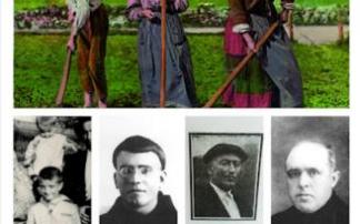 Imágenes de algunas de las siete víctimas de 1937.