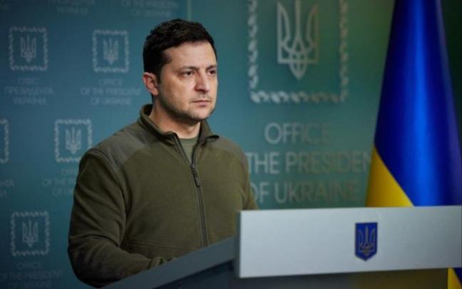 Volodomir Zelenski, presidente de Ucrania. Volodomir Zelenski, presidente de Ucrania.