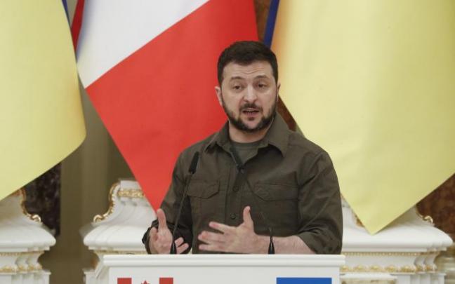 Zelenski ha recordado que Ucrania cuenta con el apoyo de la comunidad internacional. Zelenski ha recordado que Ucrania cuenta con el apoyo de la comunidad internacional.