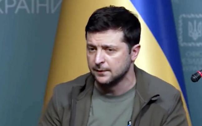 El presidente de Ucrania, Volodimir Zelenski El presidente de Ucrania, Volodimir Zelenski