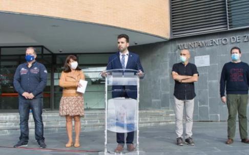 Rueda de prensa del equipo de Gobierno municipal de Zizur Mayor