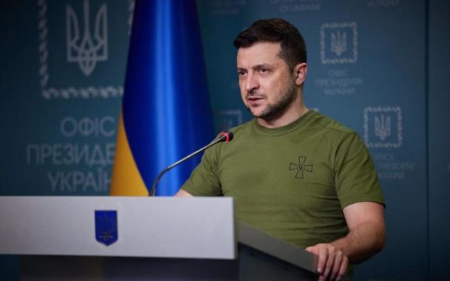 El presidente ucraniano, Volodimir Zelensky