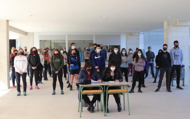 Lectura del comunicado.