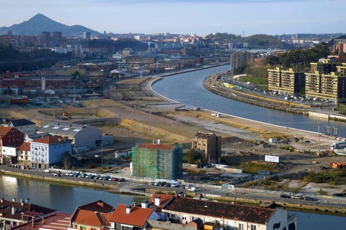 Los rellenos del canal de Deusto iniciarán su colonización de viviendas ya este año