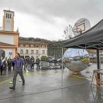 Un momento de la inauguración de la exposición. Foto: B. U.