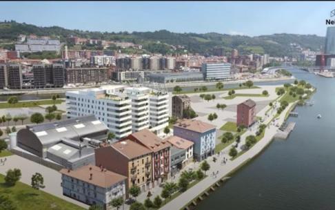 Los tres bloques de viviendas libres que construirá Neinor Homes en la punta sur de Zorrotzaurre se levantarán junto al edificio papelera y al lado de edificios históricos. Los tres bloques de viviendas libres que construirá Neinor Homes en la punta sur de Zorrotzaurre se levantarán junto al edificio papelera y al lado de edificios históricos.