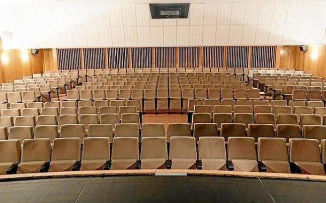 La sala de cine de Aita Mari. Foto: N.G. La sala de cine de Aita Mari. Foto: N.G.