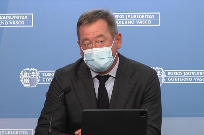 Bingen Zupiria, portavoz del Gobierno vasco.